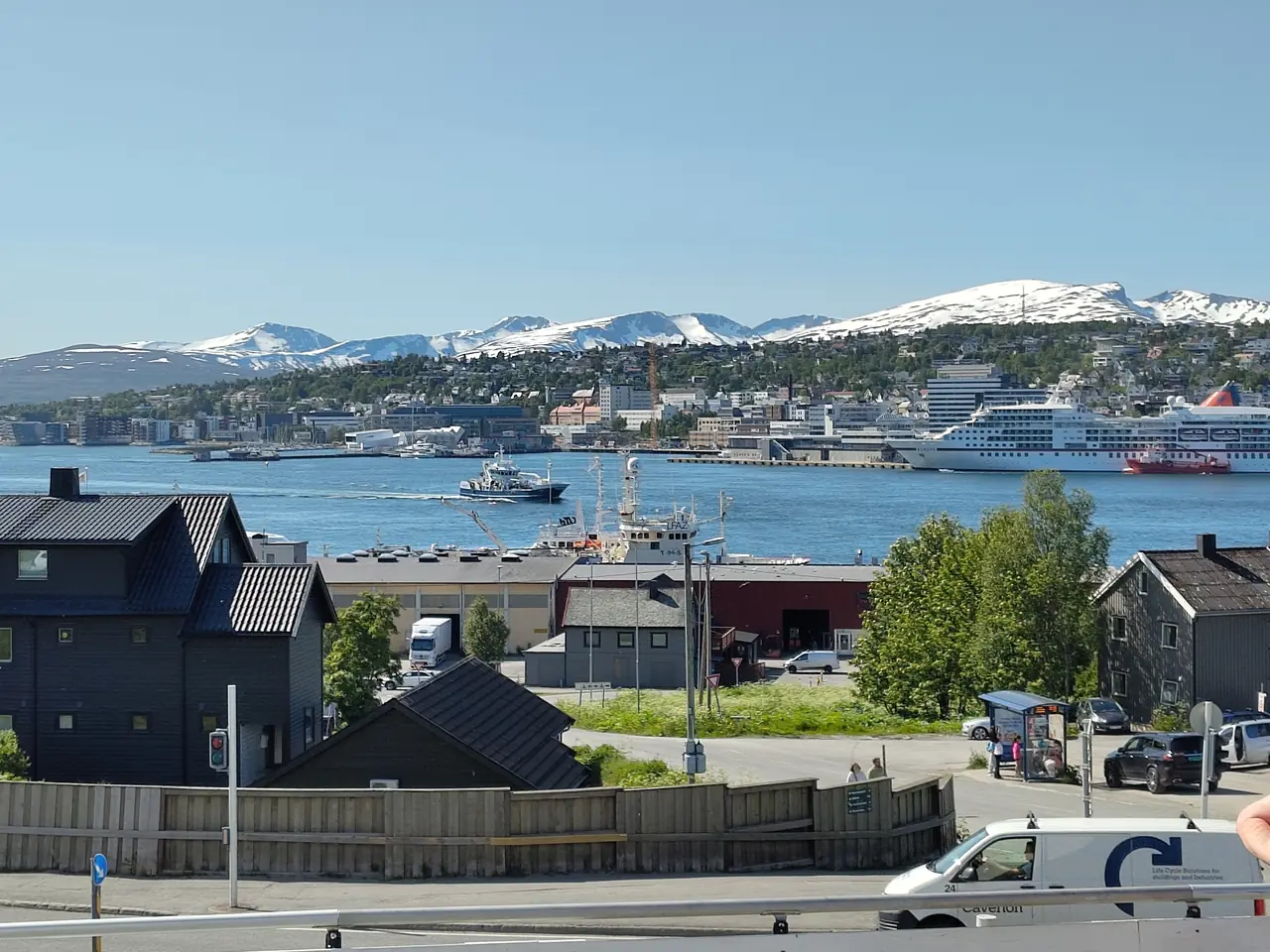The city of Tromsø.